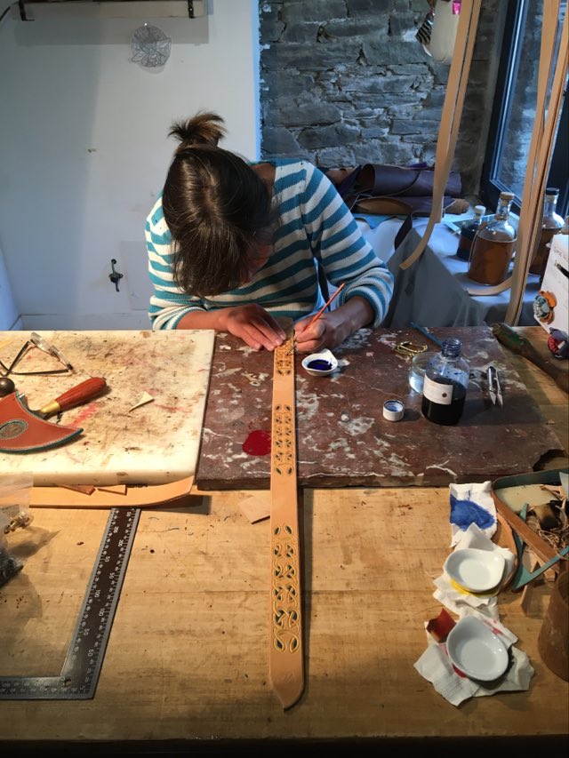 celine Prudhomme artisan sellier maroquinière
