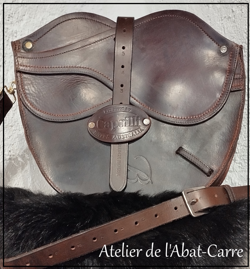 sac selle upcycling cuir Nantes